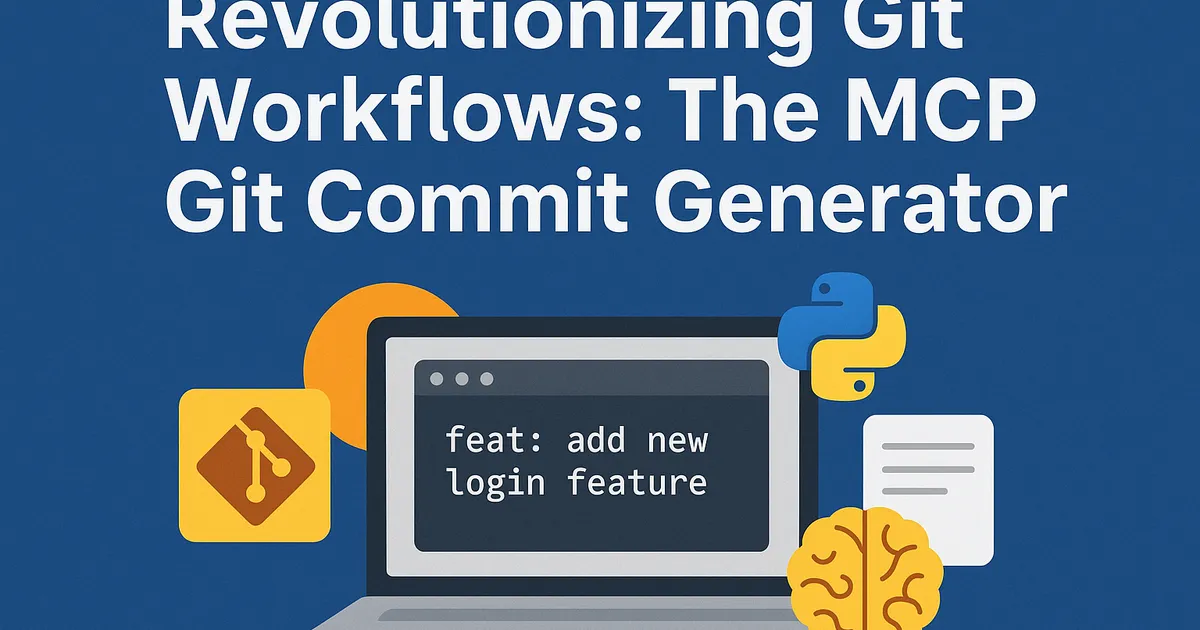 Revolutionizing Git Workflows: The MCP Git Commit Generator